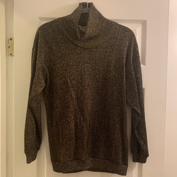 Christian Dior Loungewear Metallic Turtleneck - Picture 1 of 3